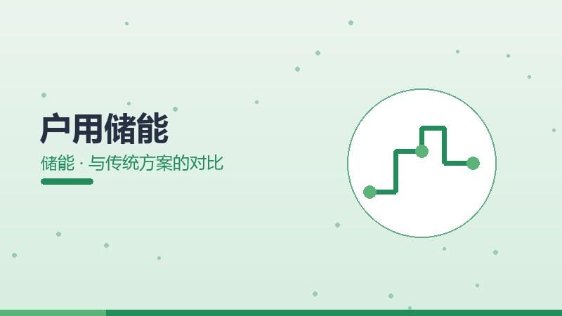 户用储能与传统方案的对比