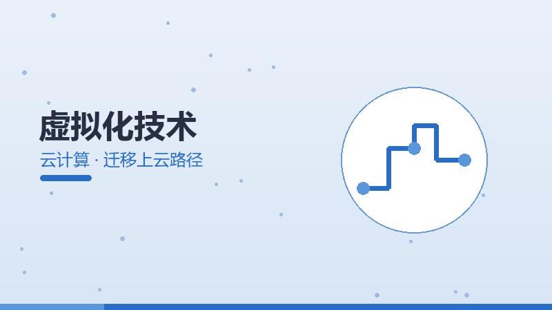 虚拟化技术的迁移上云路径
